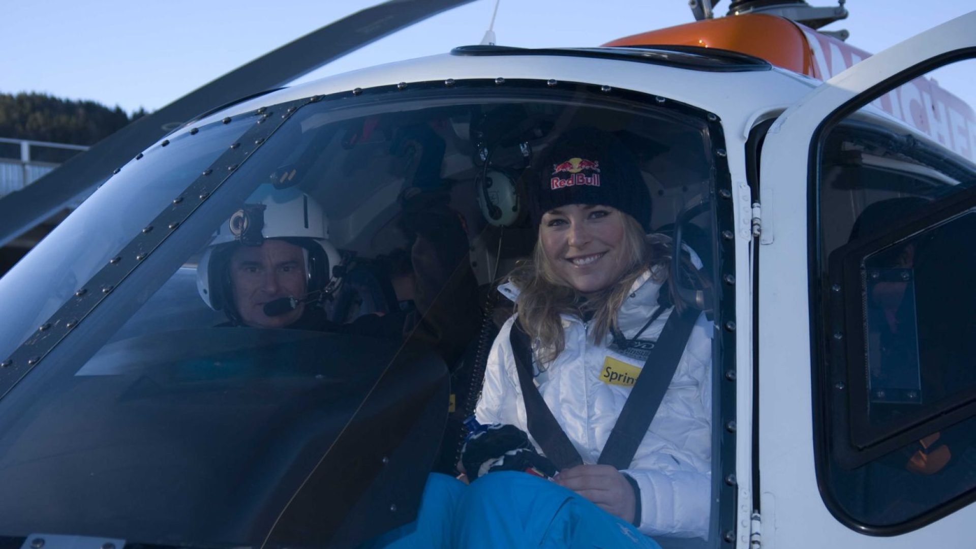 Lindsey Vonn recieves a customized training session one day prior to the World Championships at Garmisch.