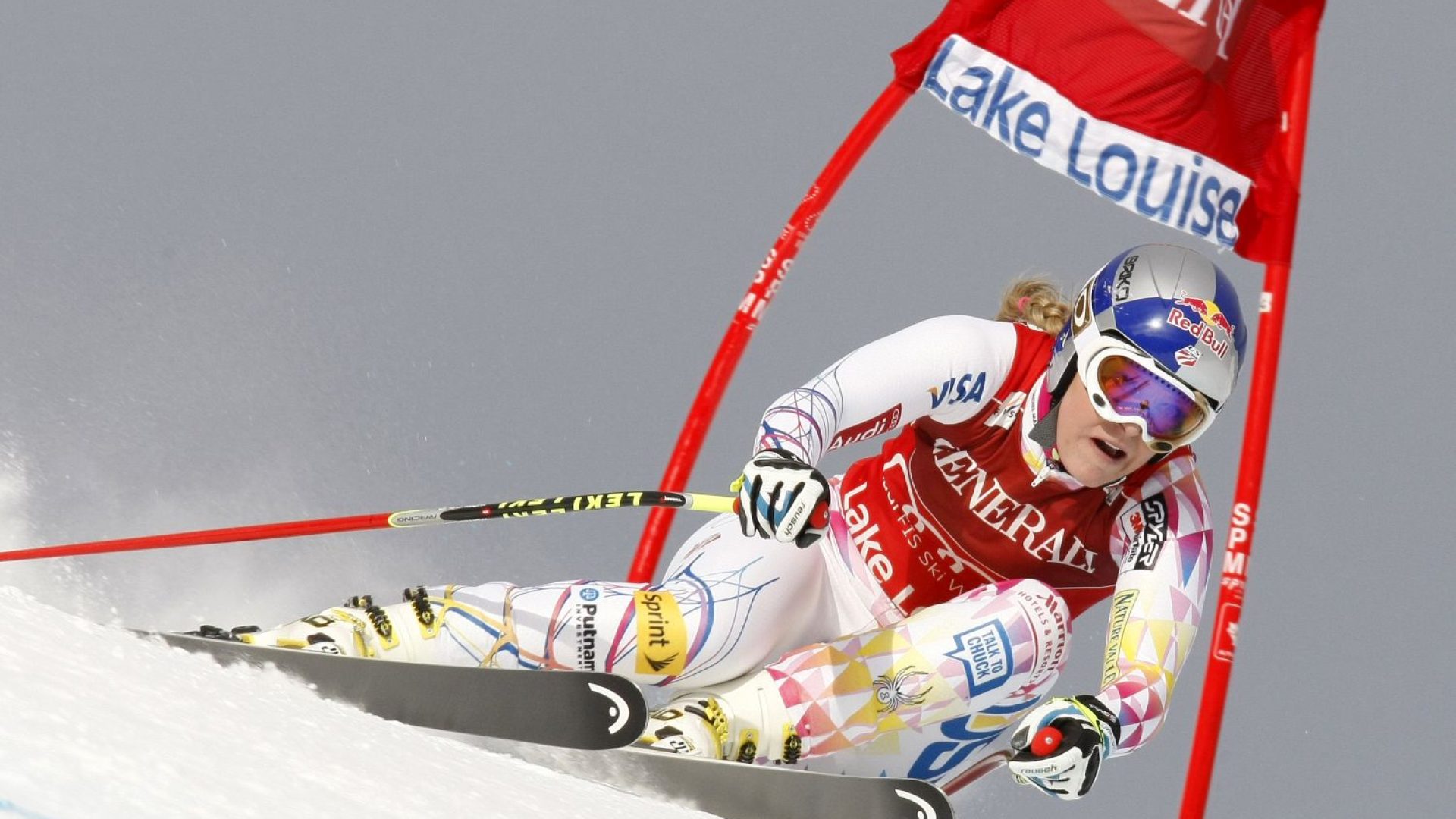 Ski World Cup 2011-2012 Lake Louise (CAN) Lindsey Vonn prima classificata  in discesa libera (Pentaphoto/Marco Trovati)