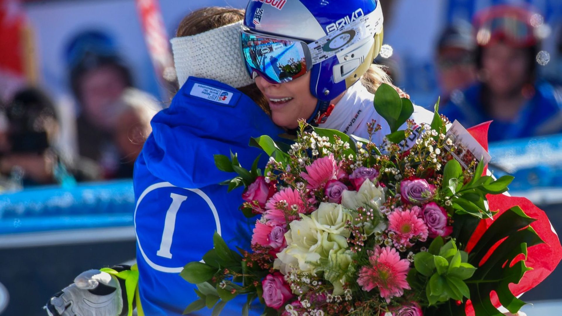 Lindsey Vonn (USA) und Sofia Goggia