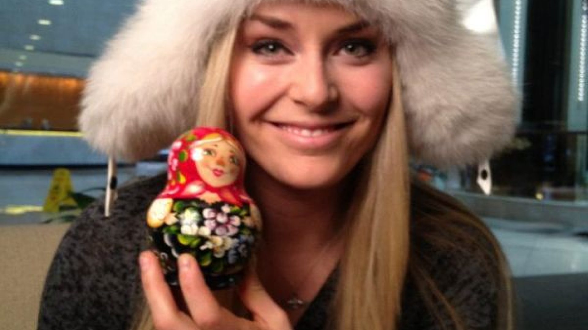 lindsey-with-a-couple-of-welcome-presents-from-red-bull-russia