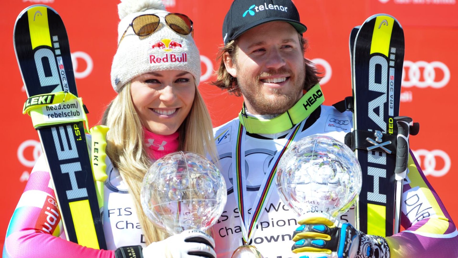 the-fastest-downhill-skiers-of-this-season-lindsey-vonn-usa-and-kjetil-jansrud-nor